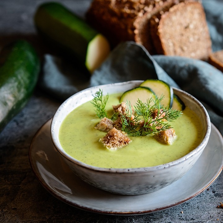 Kripalu Faculty Recipe: Creamy Vegan Zucchini Soup