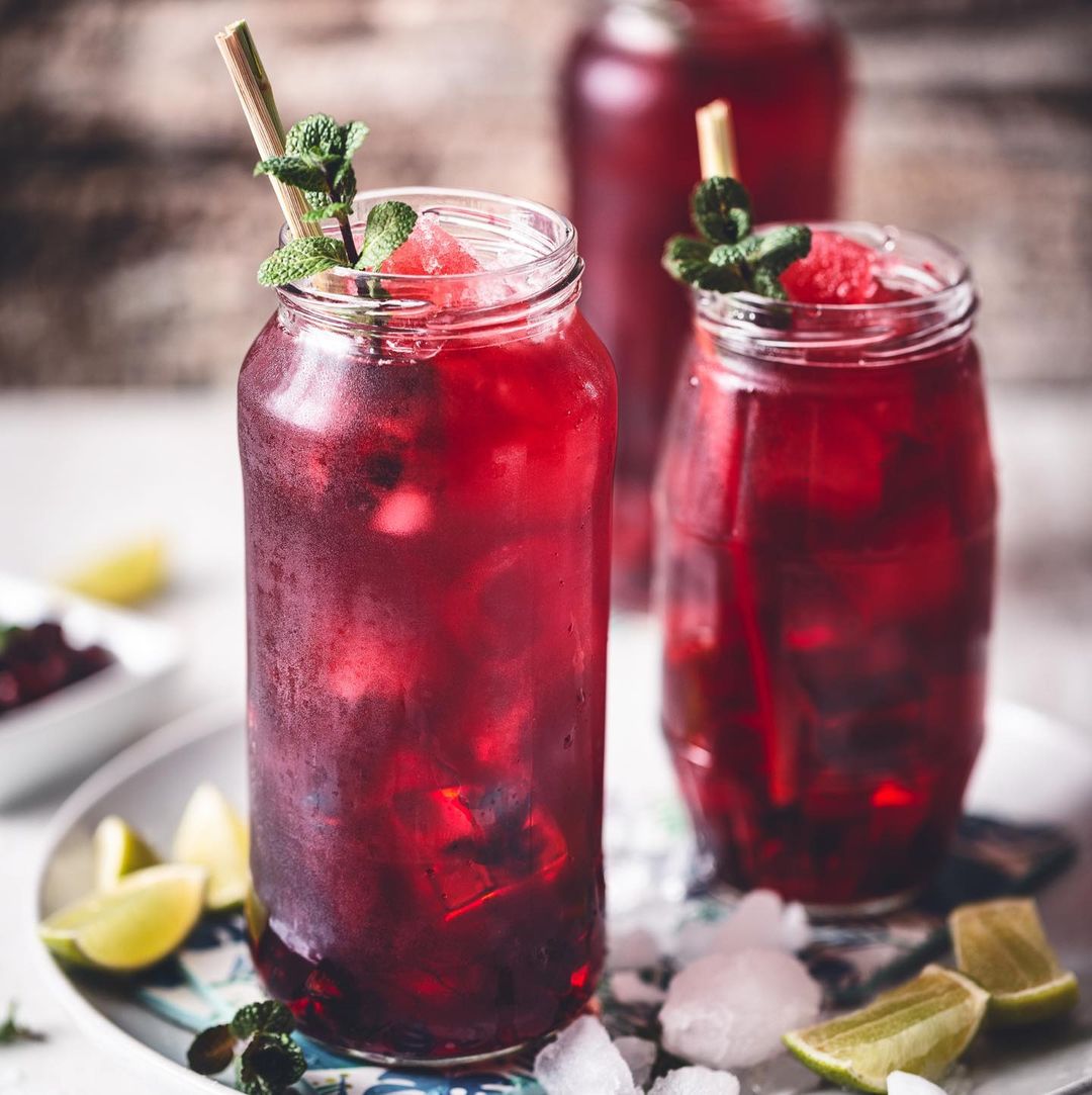 Hibiscus-Lavender Iced Tea⁠⠀