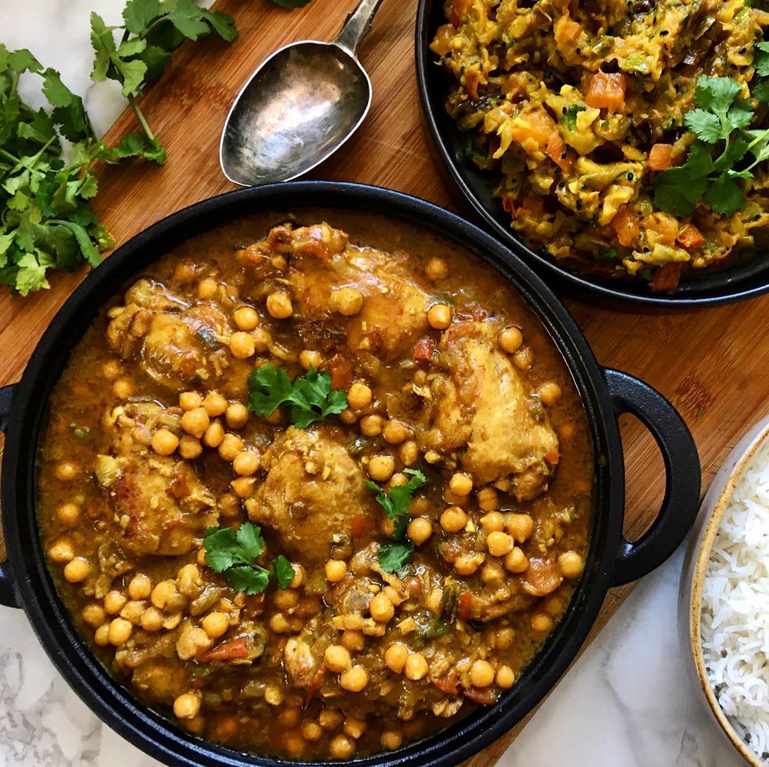 Coconut Chicken & Chickpea Curry