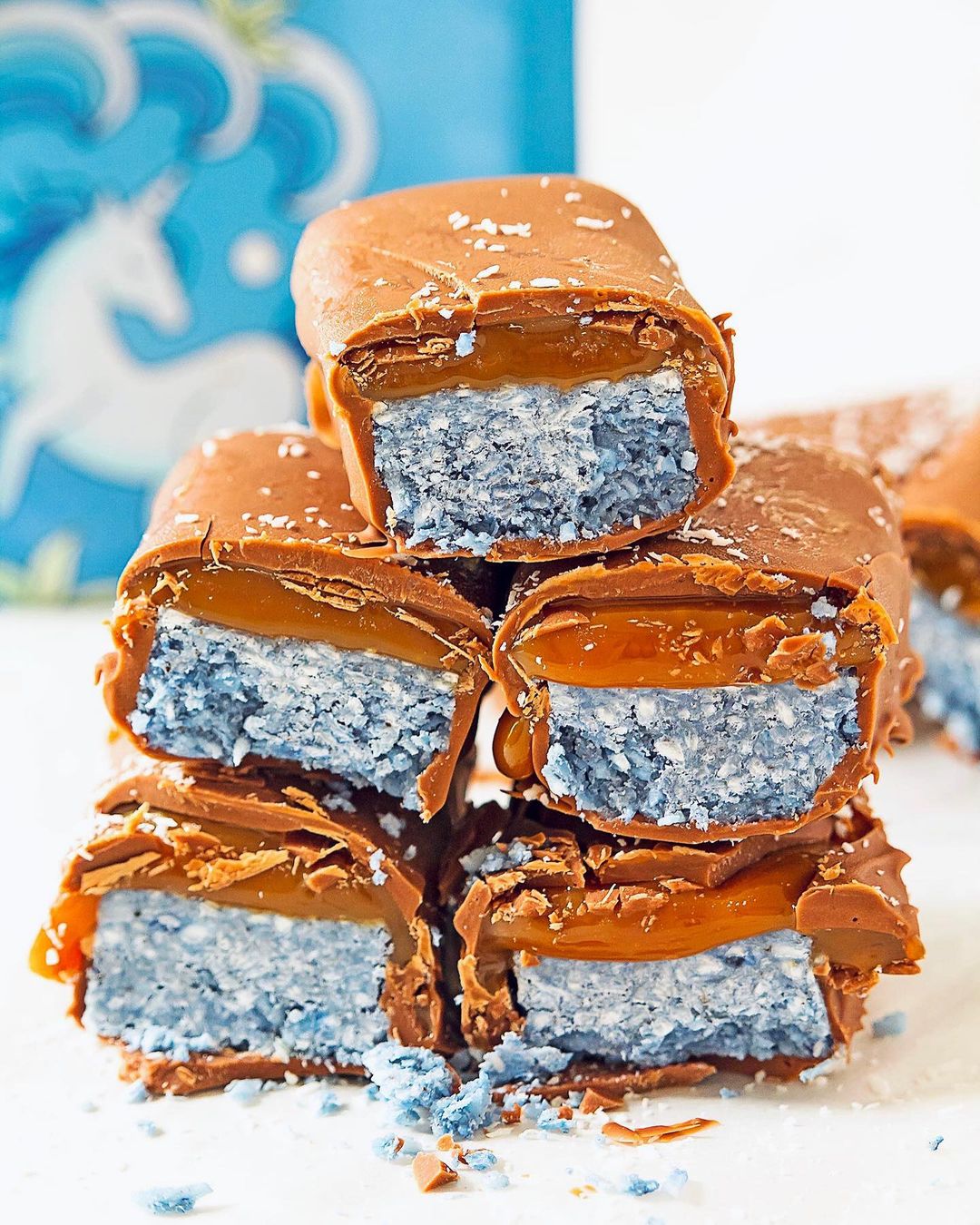 Ocean Bounty Bars with Peanut Butter Caramel