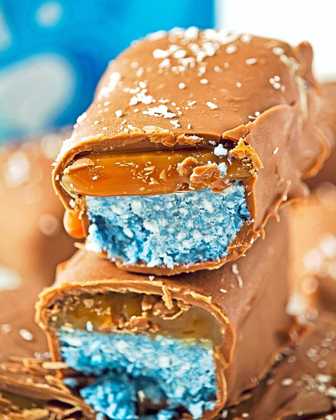 Ocean Bounty Bars with Peanut Butter Caramel