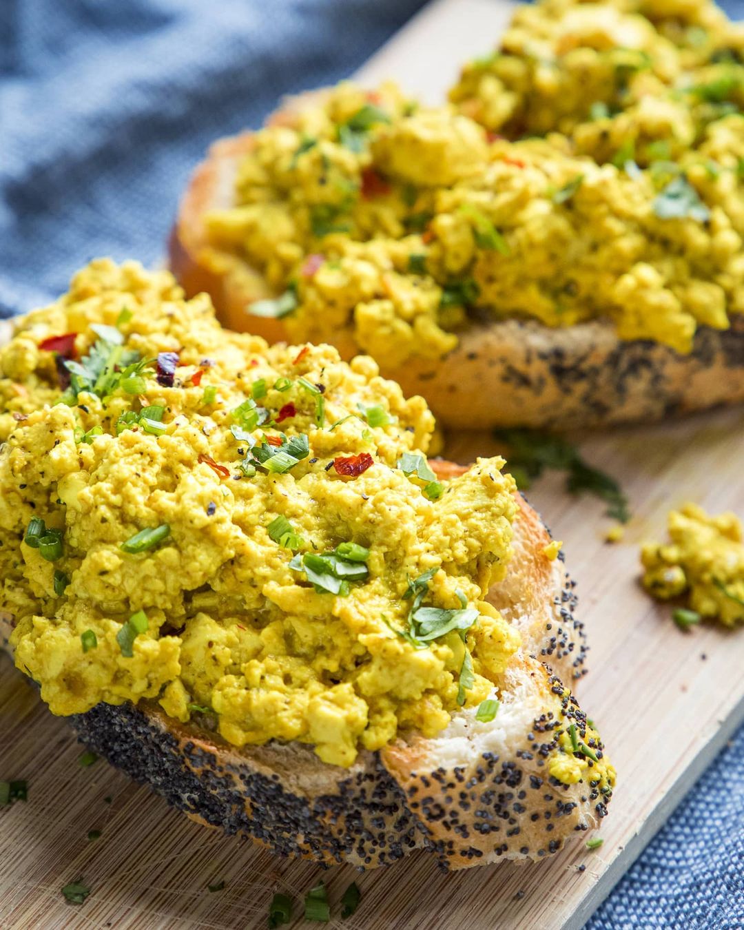 Simple Vegan Tofu Scramble Breakfast