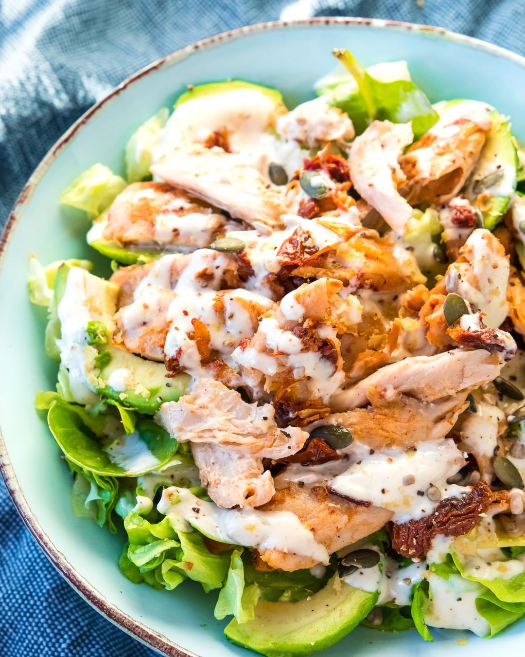 Vegan Chick'n Ceasar Salad