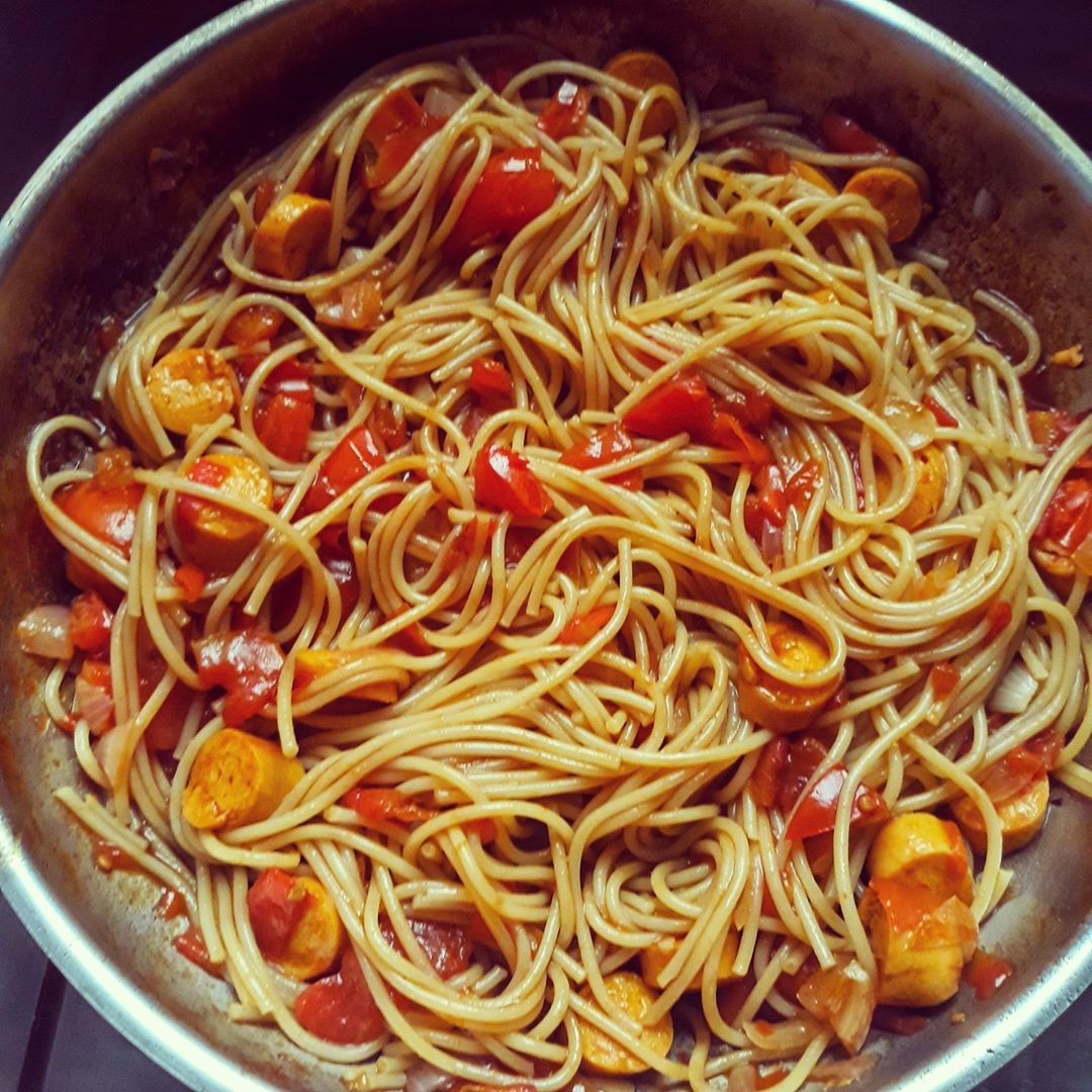 One Pot Veggie Fajita Pasta Recipe