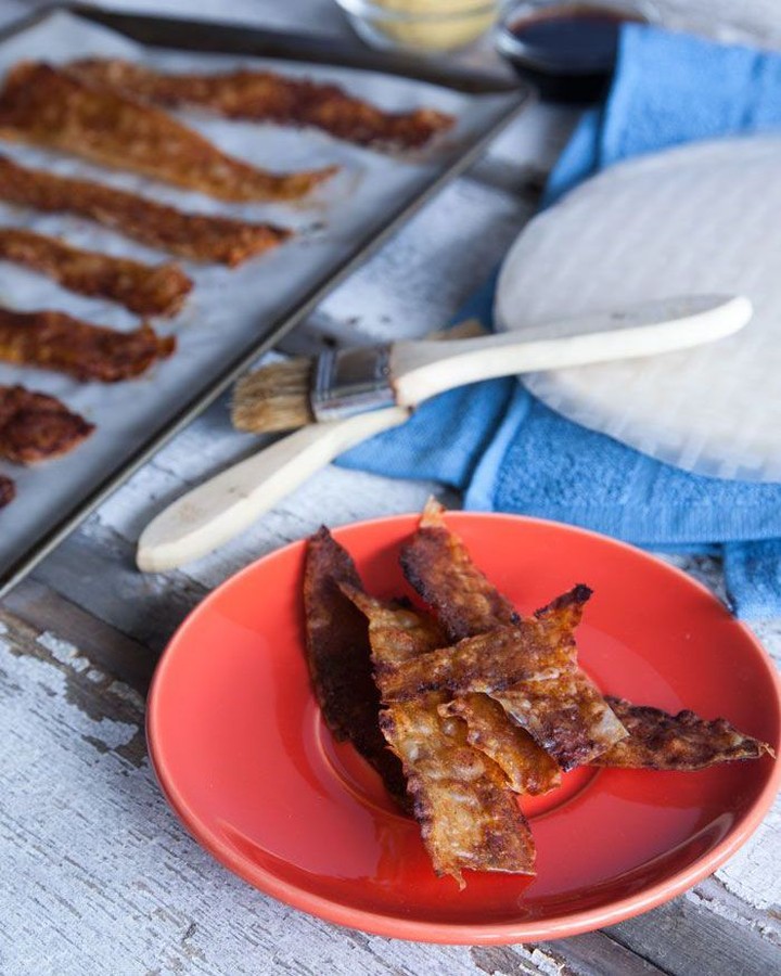 Vegan Rice Paper Bacon