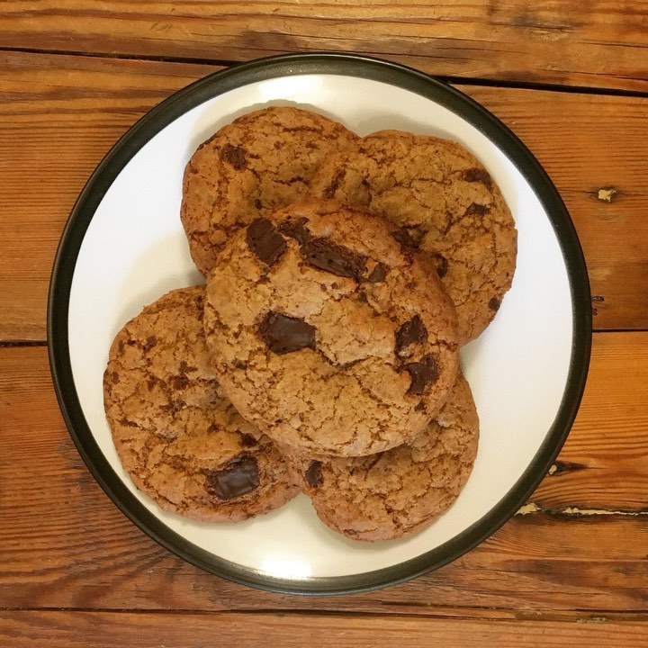 Vegan Orange Chocolate Fudgy Cookies