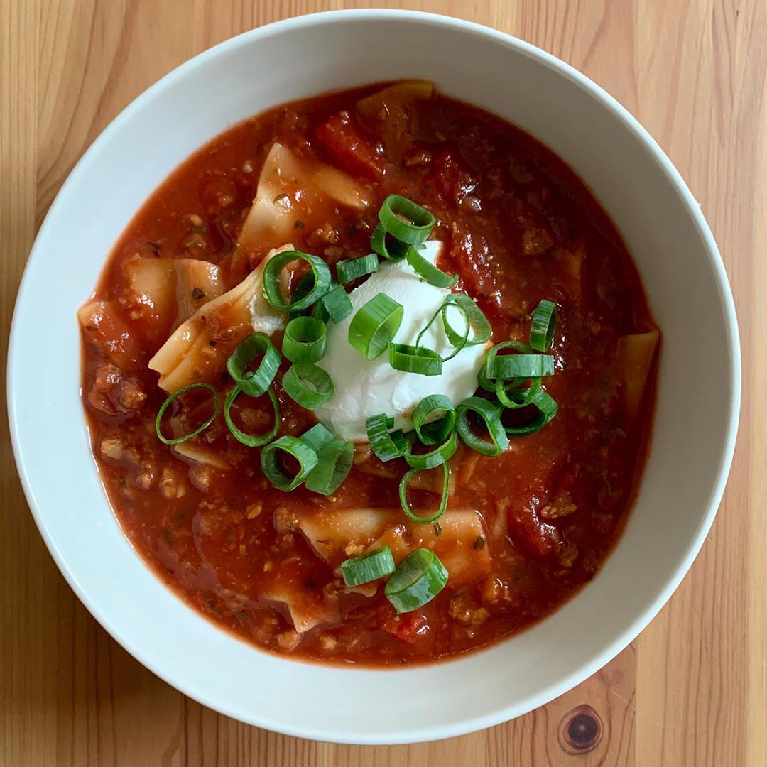 Vegan Lasagna Soup