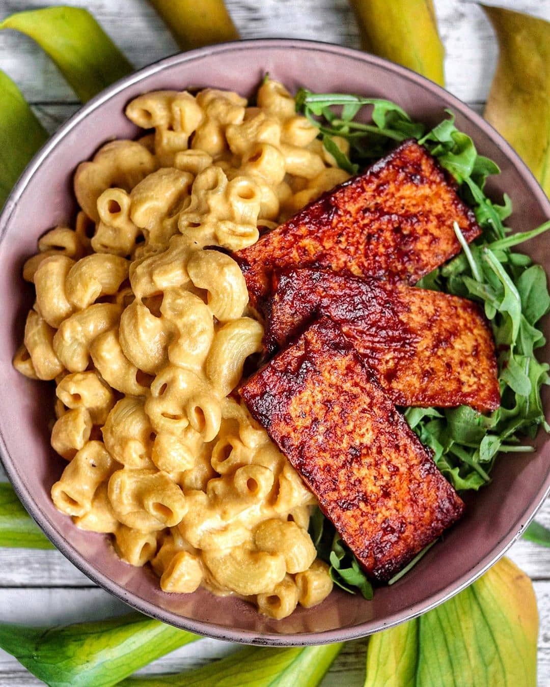 Bbq Tofu Mac ‘N Cheese