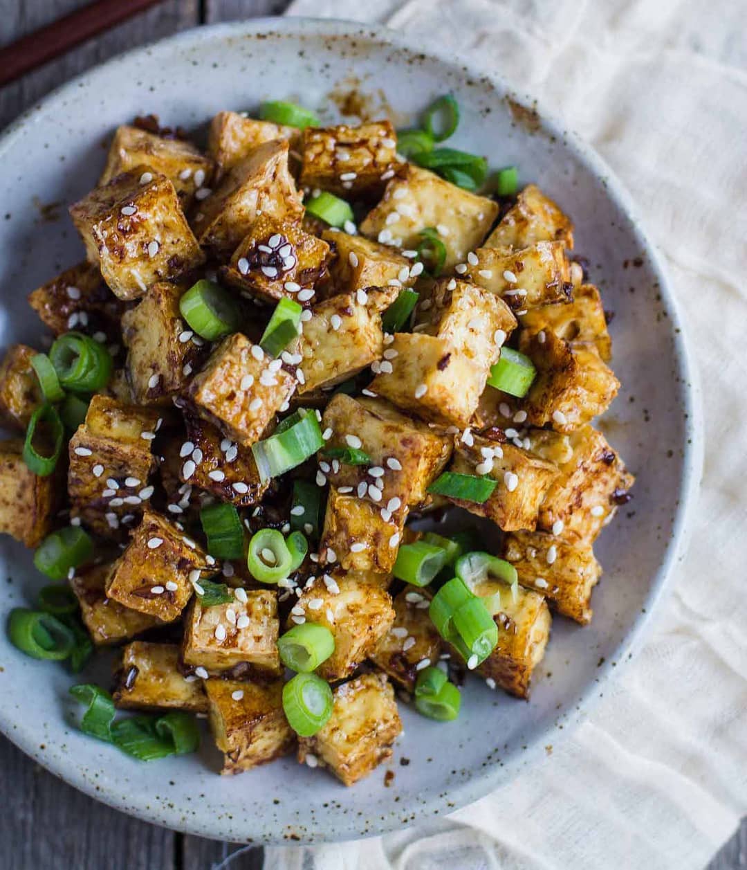 Green Onion & Garlic Tofu