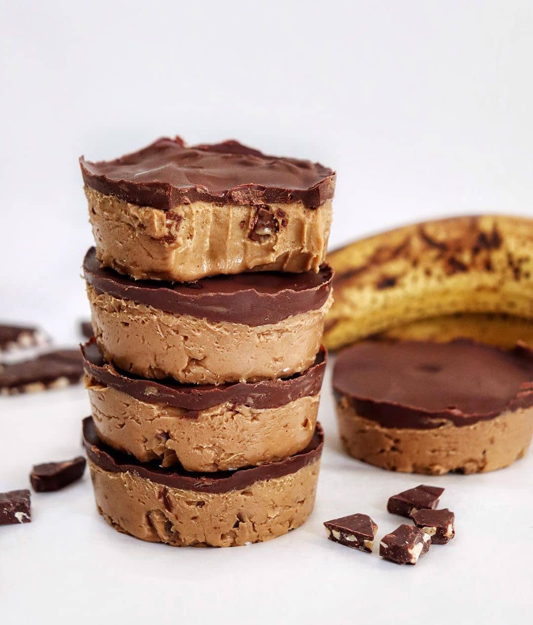 3-Ingredient Freezer Cookie Dough Protein Cups