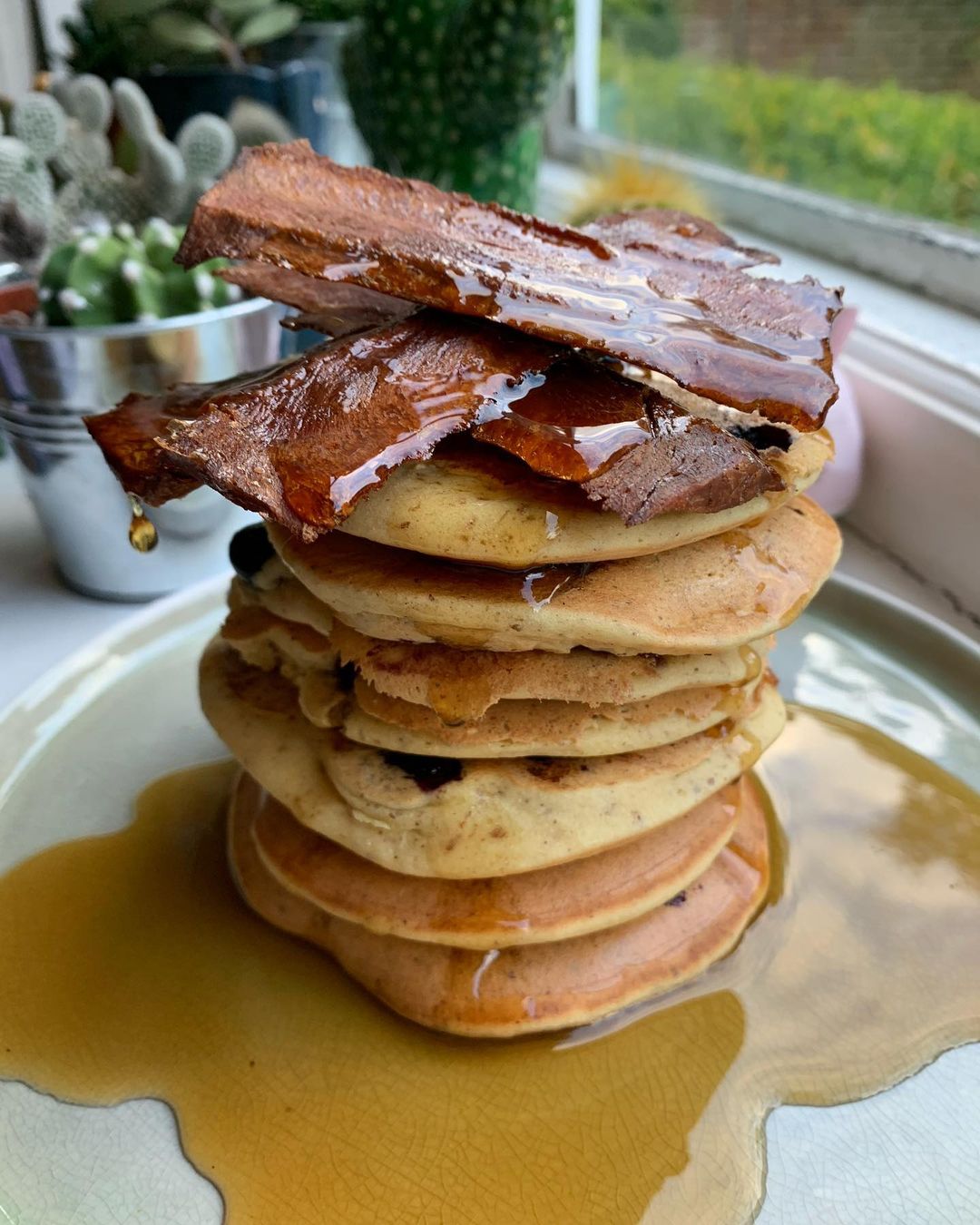 Vegan Maple Pancakes