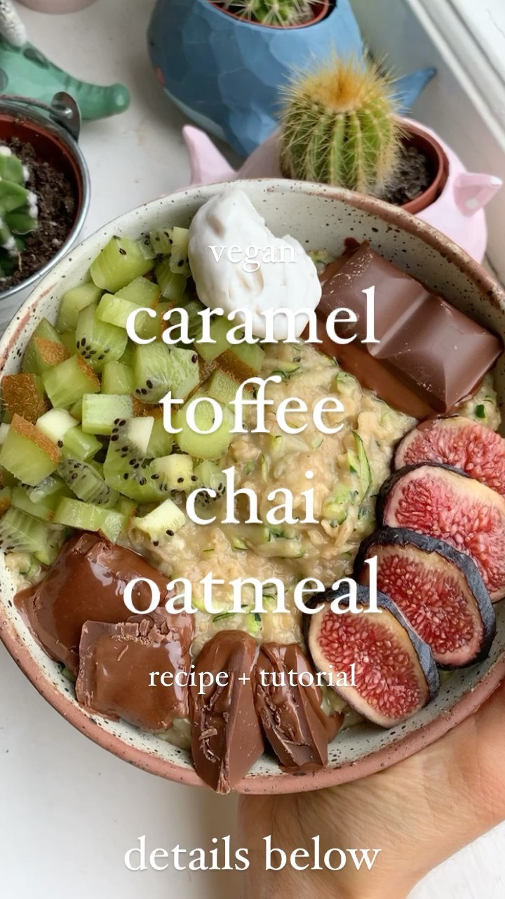 Caramel Toffee Chai Oatmeal