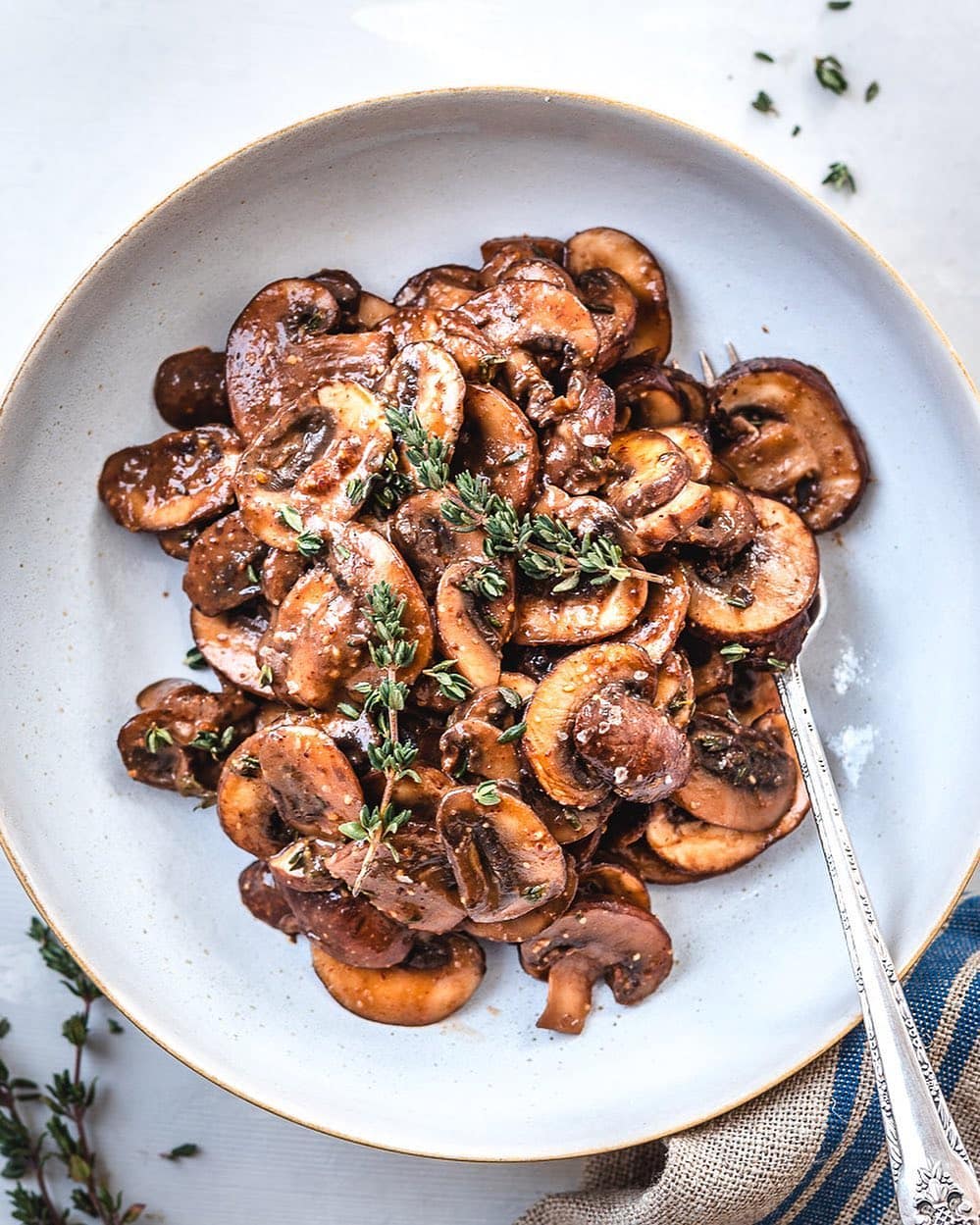 Healthy Balsamic Mushrooms