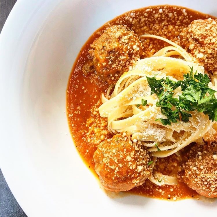 Roasted Butternut Squash Sauce with Gardein Meatballs