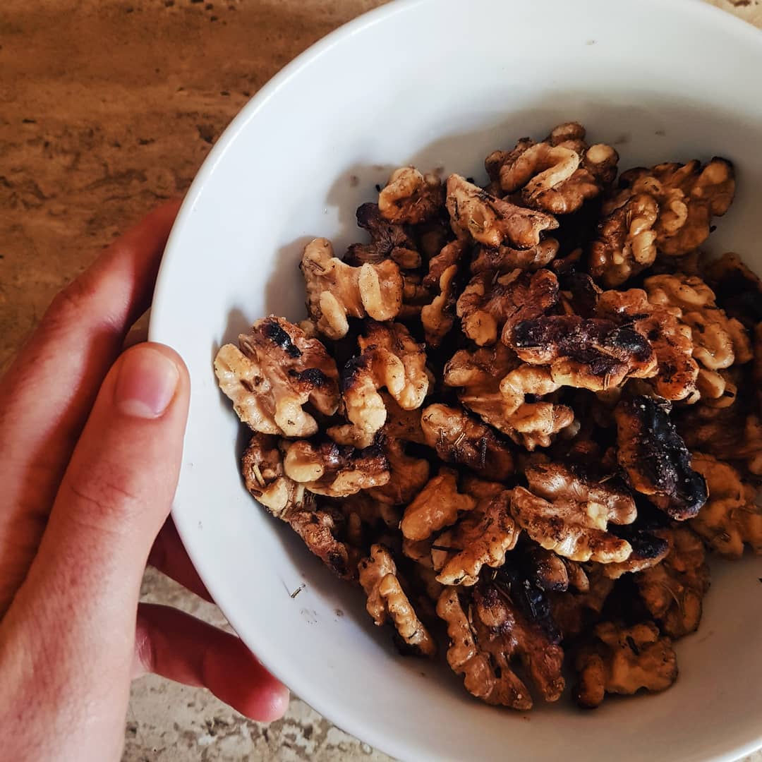 Roasted Rosemary Walnuts