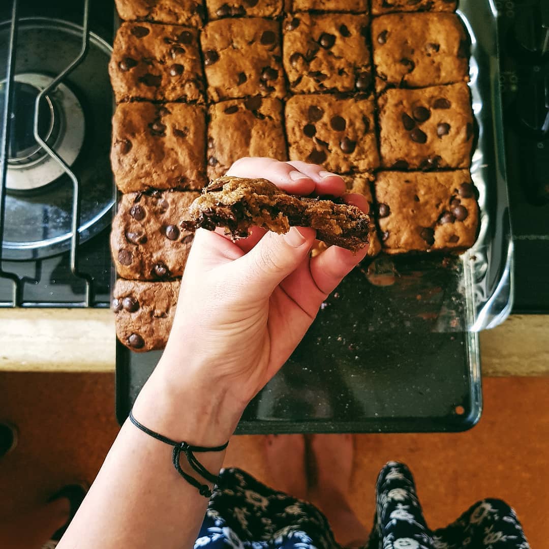 Vegan Choc Chip Cookies