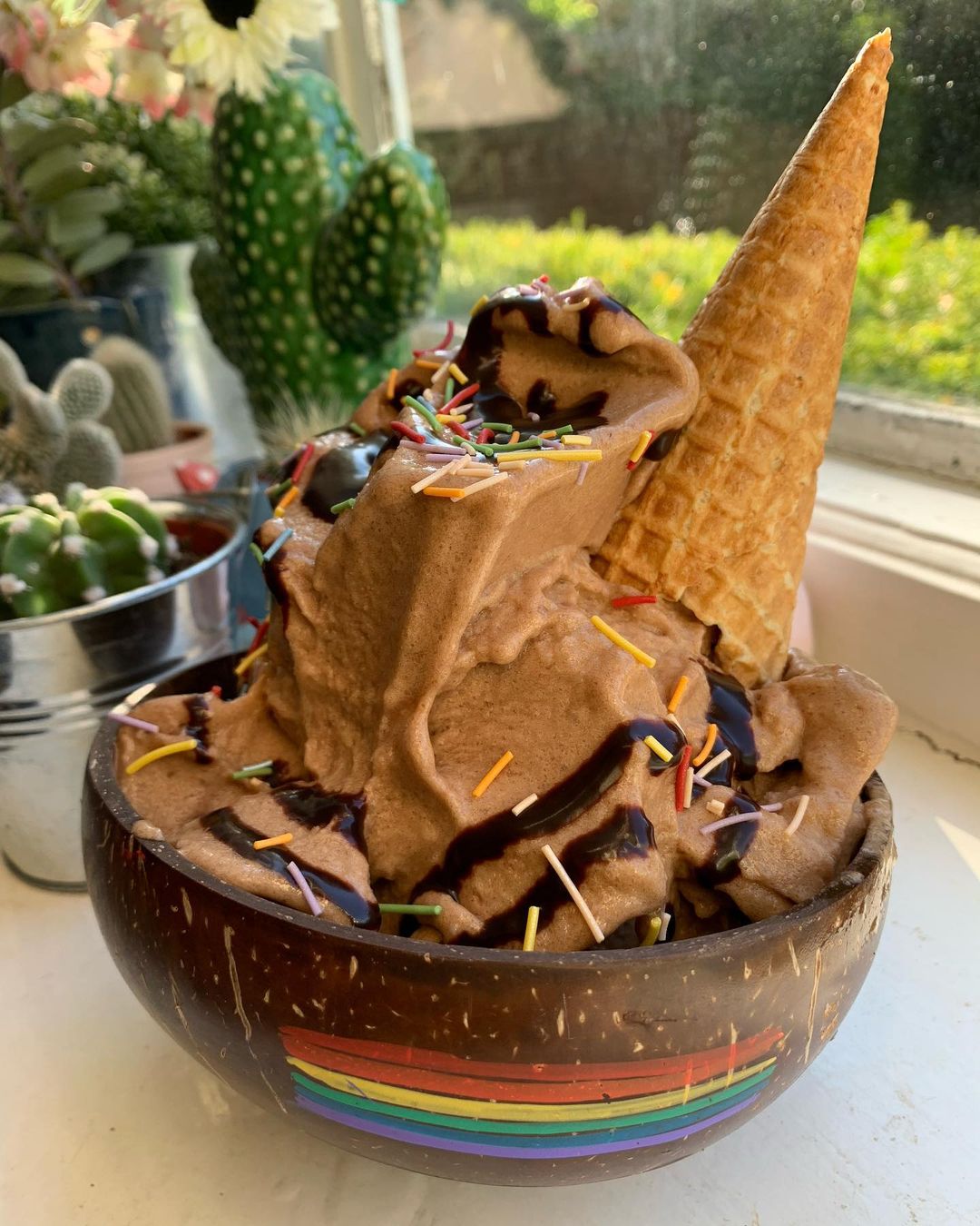 Mocha (N)ice Cream Sundae