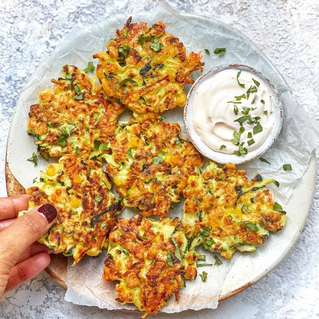 Courgette & Sweetcorn Fritters