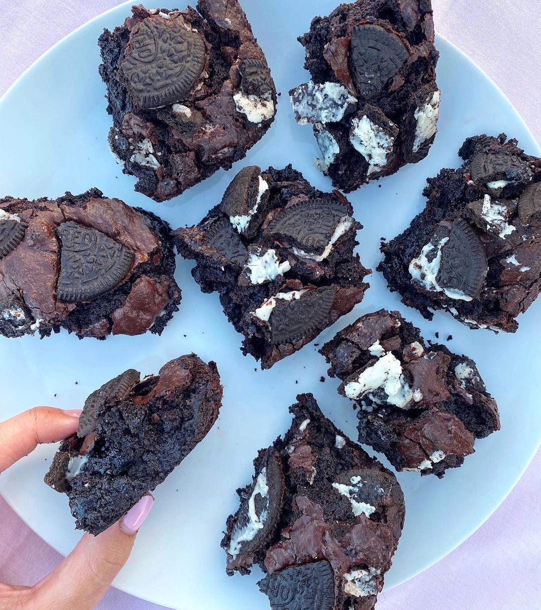 Dairy Free Oreo Brownies