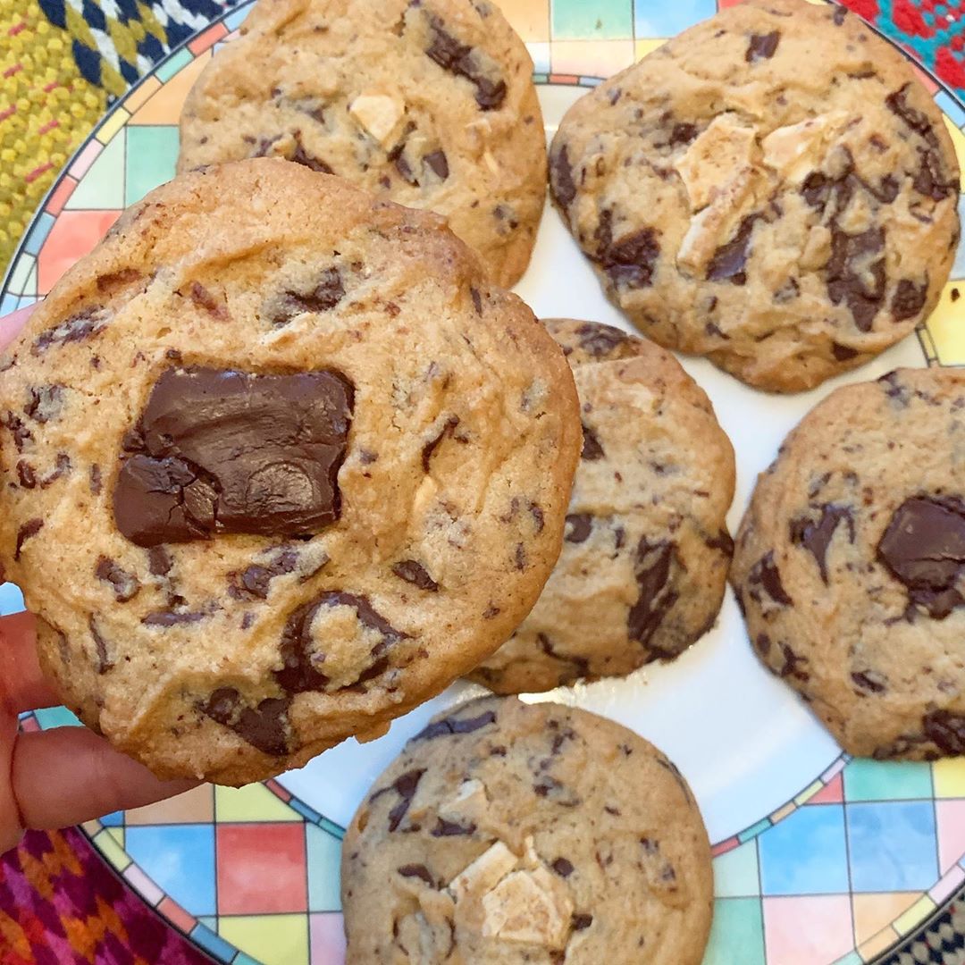 Vegan Choc Chunk Cookies