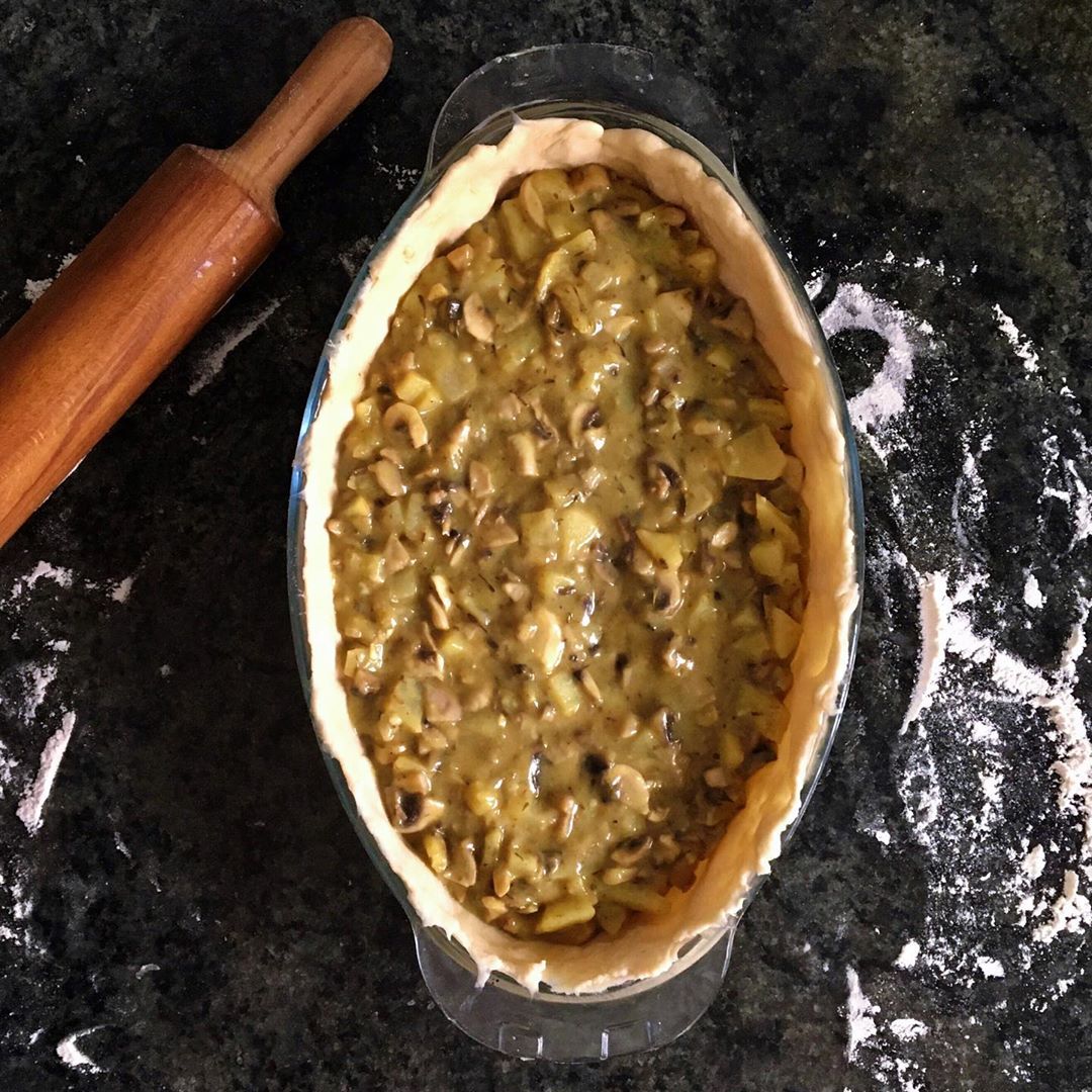 Vegan British Curried Pie