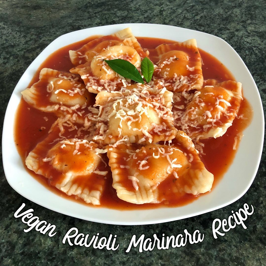 Vegan Ravioli Marinara Recipe