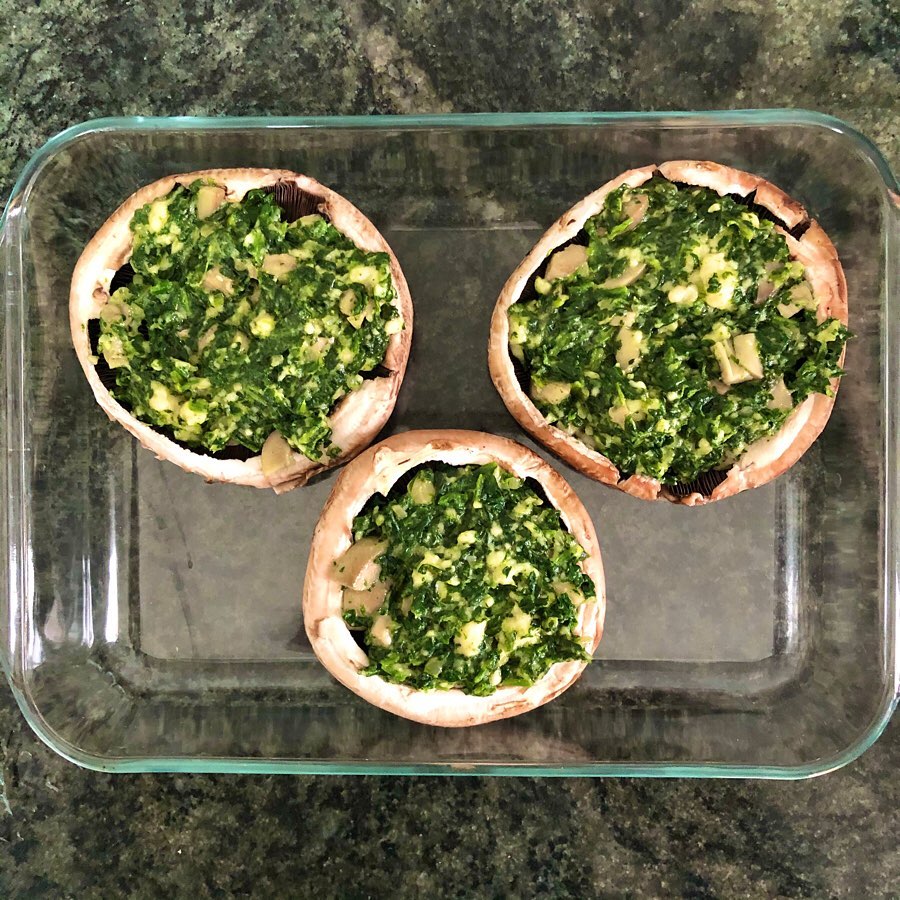 Vegan Spinach & Mushroom Recipe