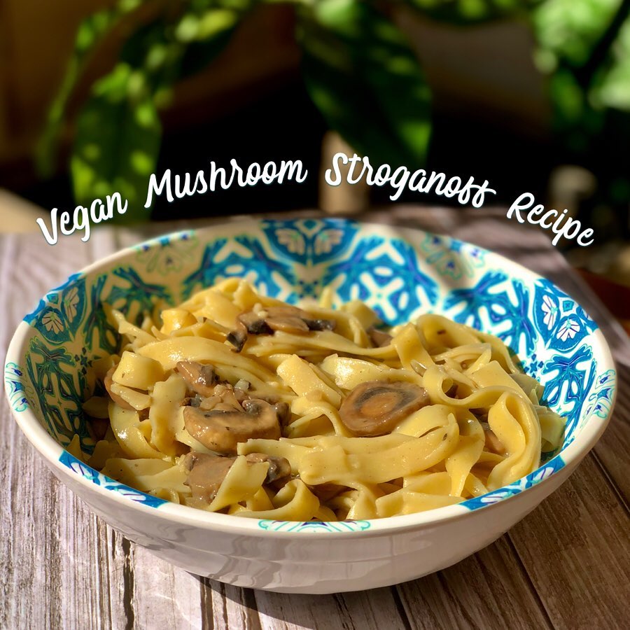 Vegan Mushroom Stroganoff