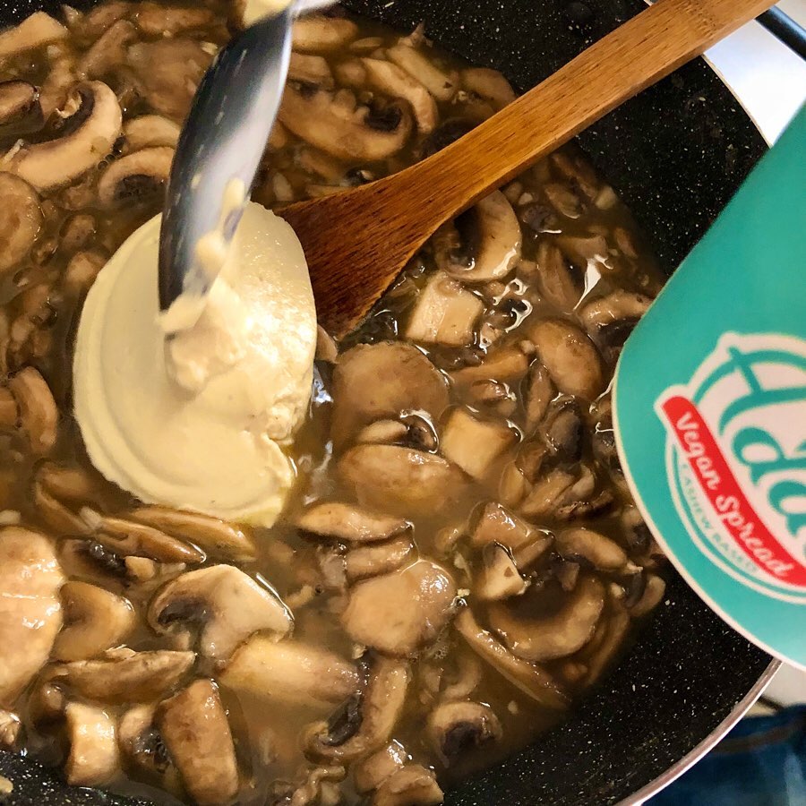 Vegan Mushroom Stroganoff