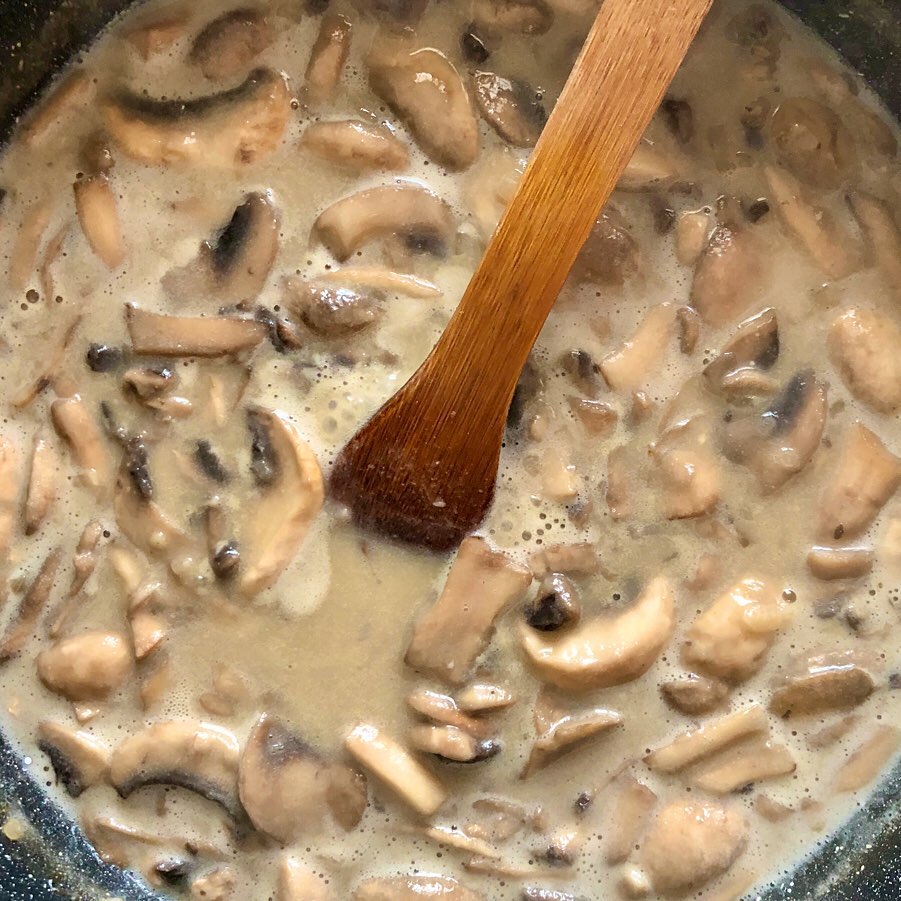 Vegan Mushroom Stroganoff