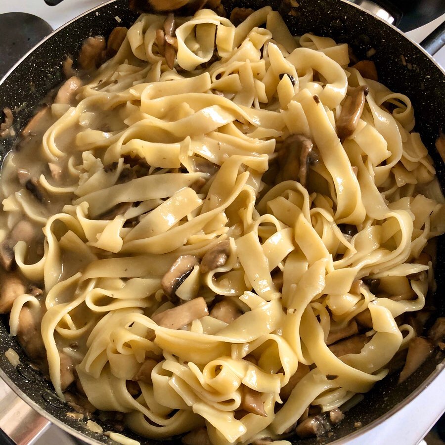 Vegan Mushroom Stroganoff