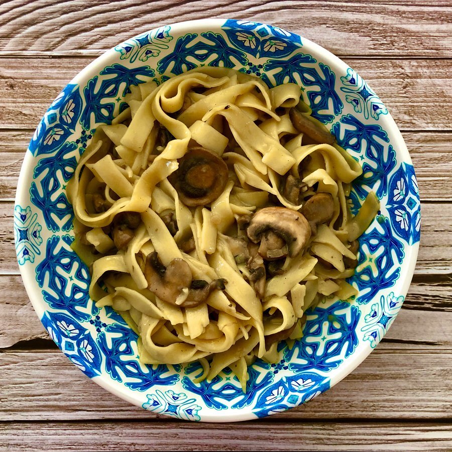 Vegan Mushroom Stroganoff