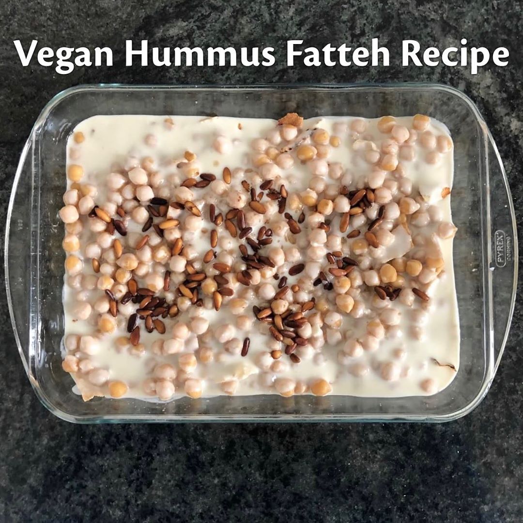 Vegan Hummus Fatteh Recipe