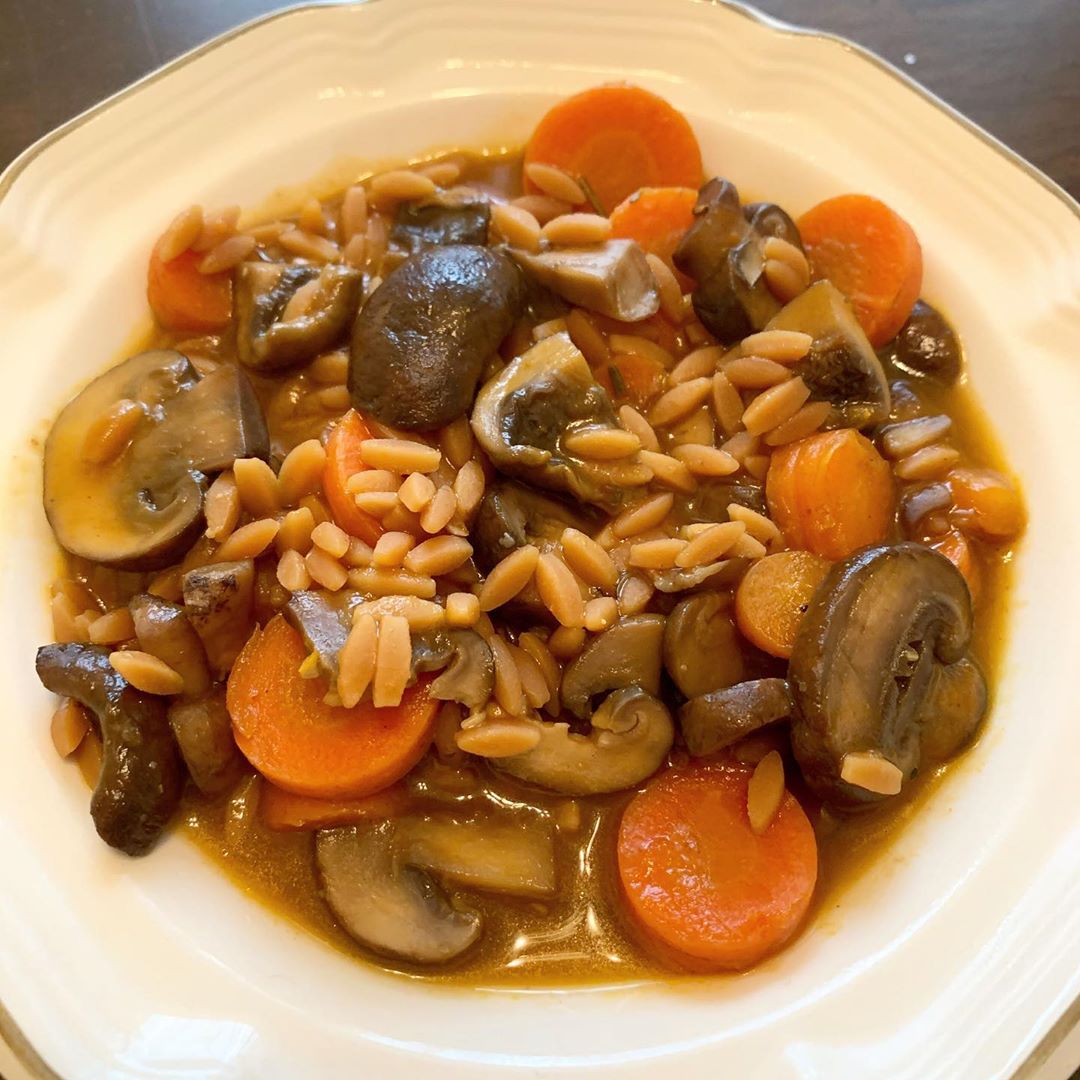 Rainy La Day + Flannel + Mushroom Stew