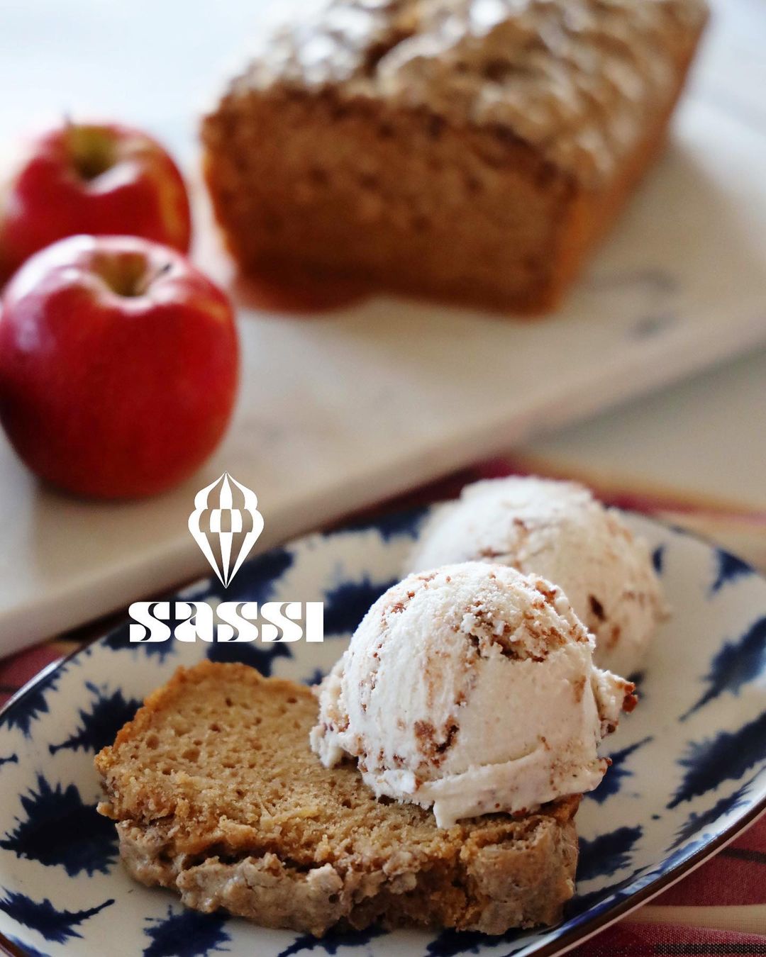 Plant-Based Apple Cake with Crusty Topping