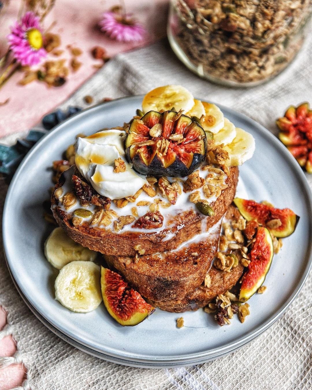 Sourdough French Toast with Banana and Spices