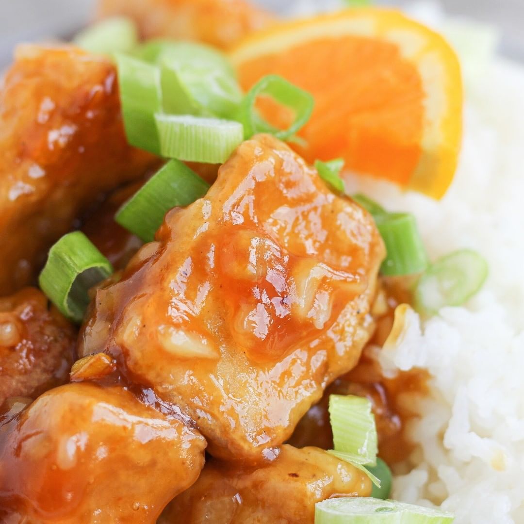 Veganized Orange Chicken from Panda Express