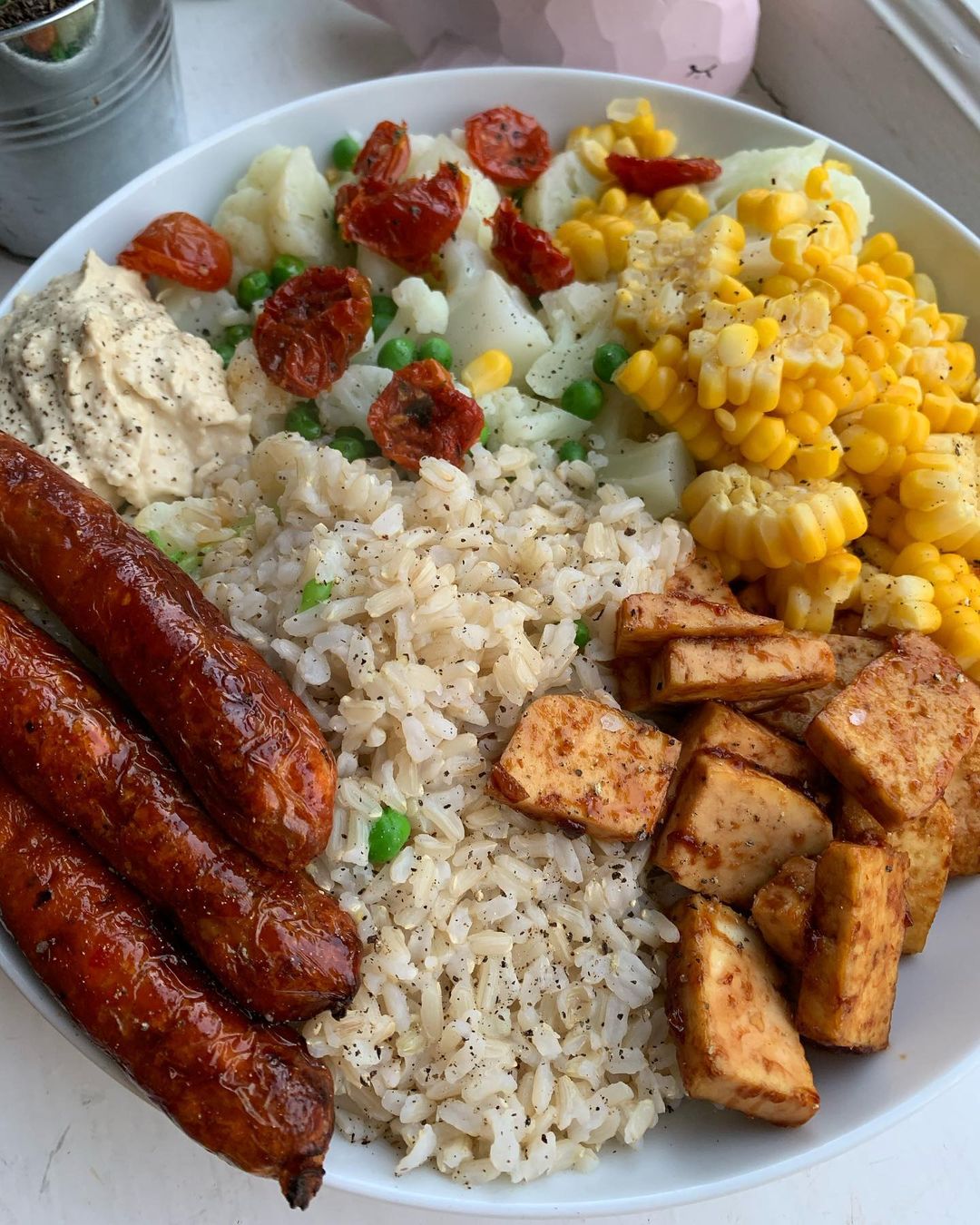 Sticky Tofu Buddha Bowl