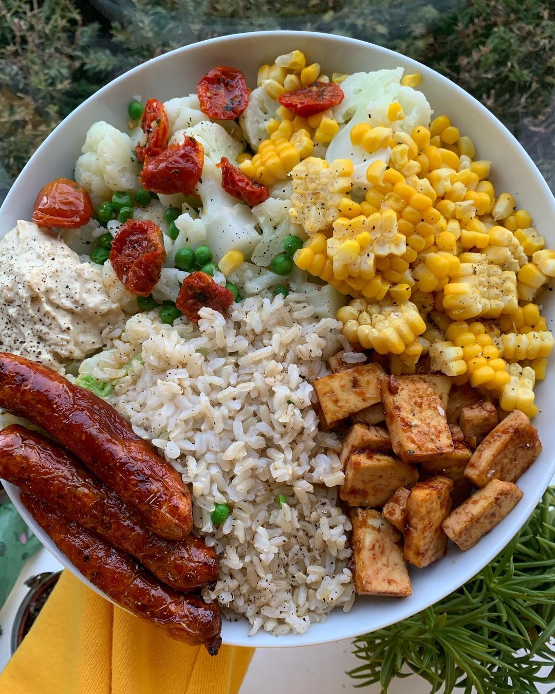 Sticky Tofu Buddha Bowl