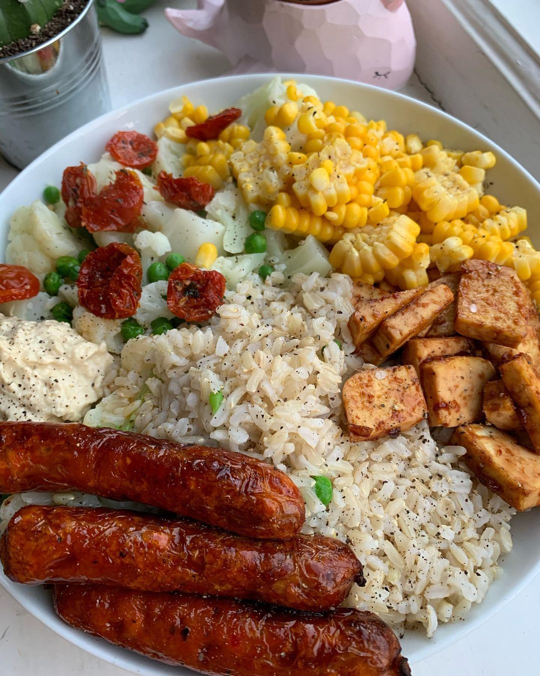 Sticky Tofu Buddha Bowl