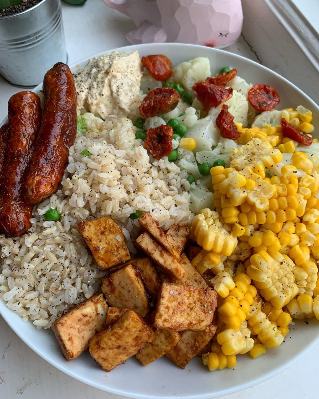 Sticky Tofu Buddha Bowl