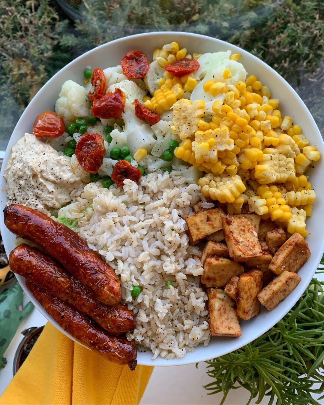 Sticky Tofu Buddha Bowl