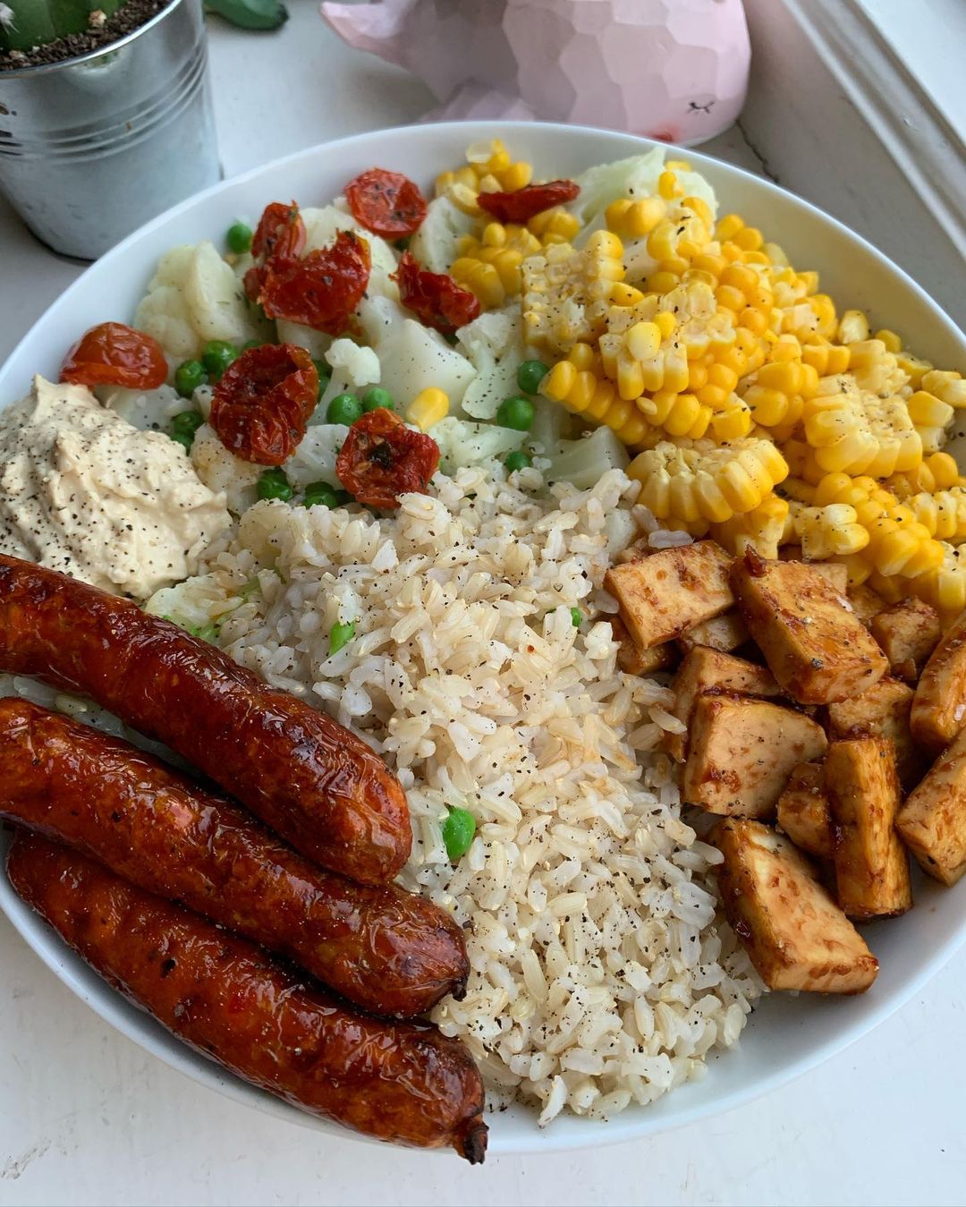 Sticky Tofu Buddha Bowl