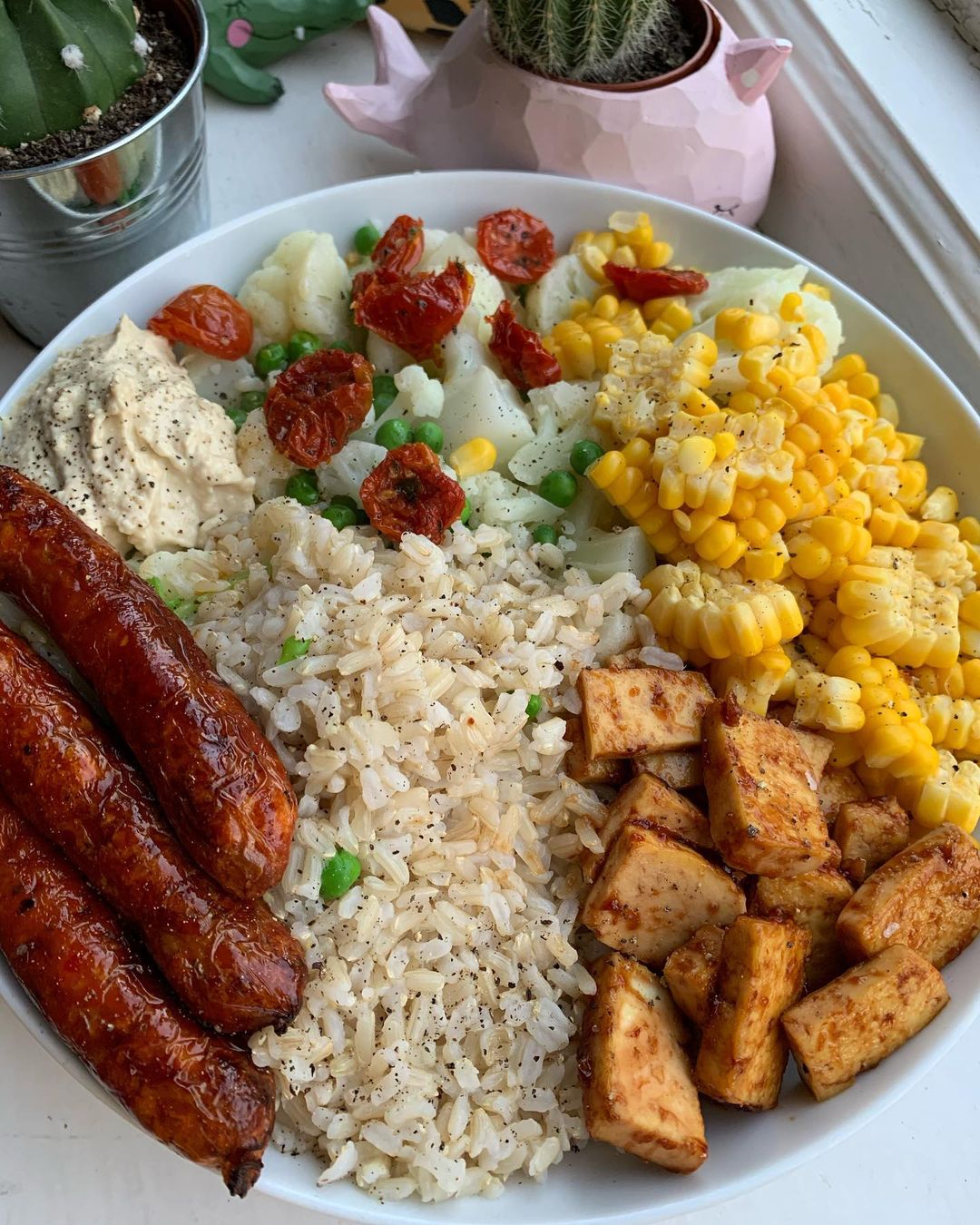 Sticky Tofu Buddha Bowl