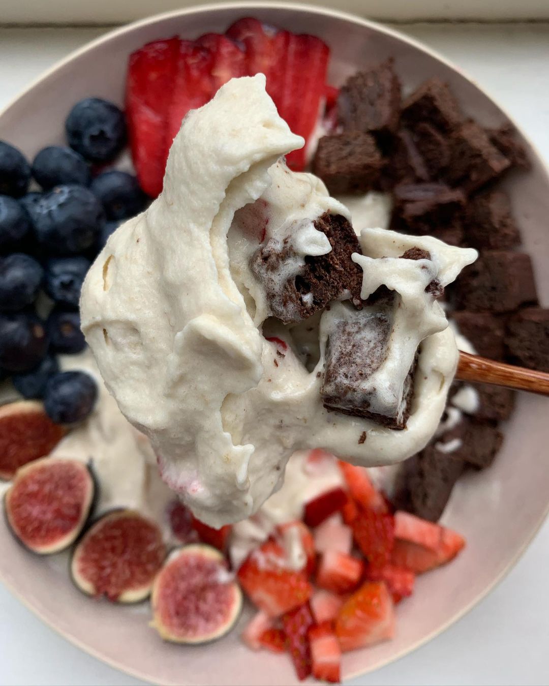 Brownie Berry Nice Cream