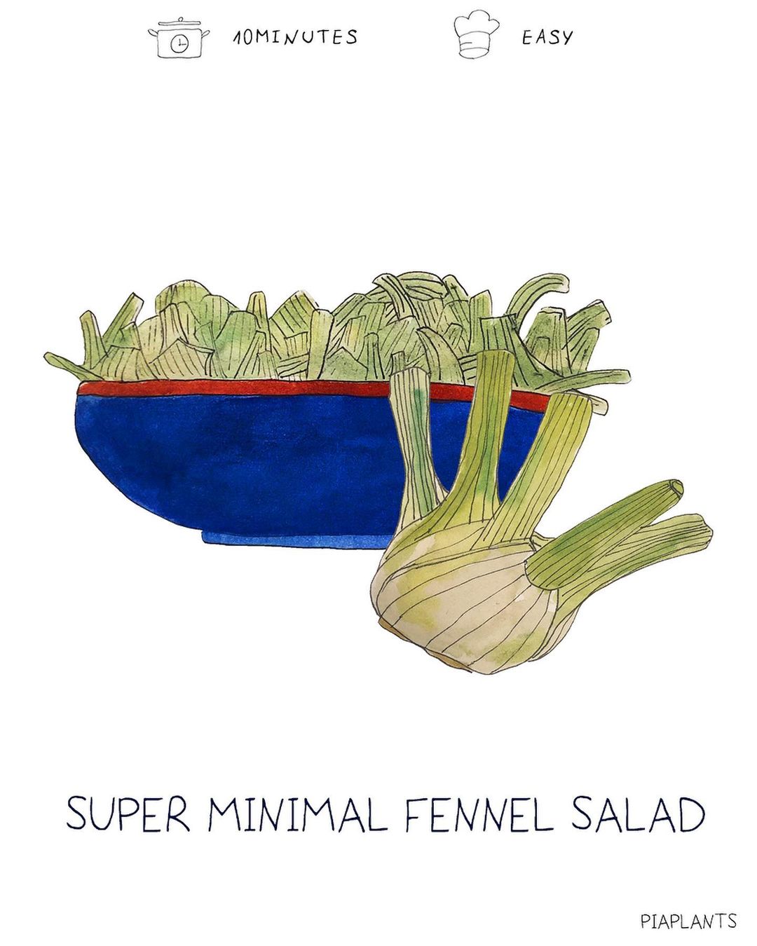 Super Minimal Fennel Salad