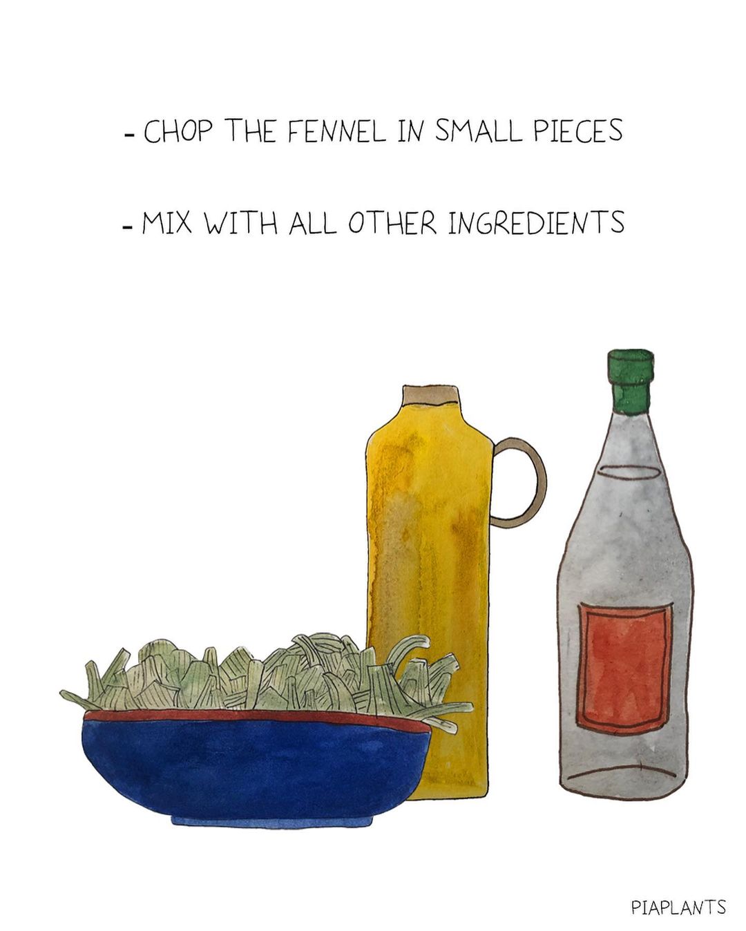 Super Minimal Fennel Salad