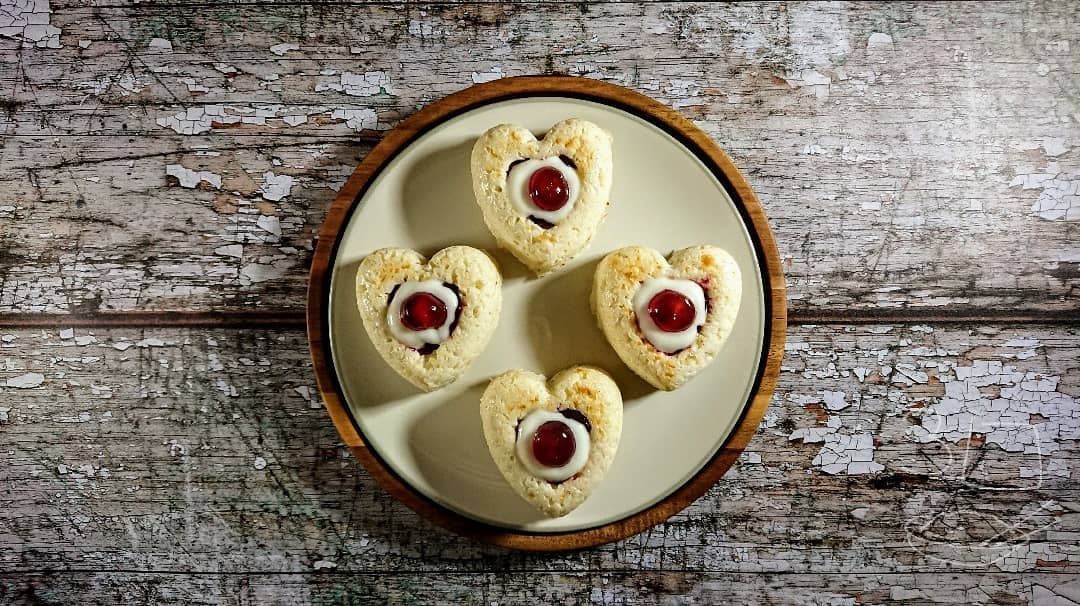 Cherry Bakewell Baked Rice Pudding