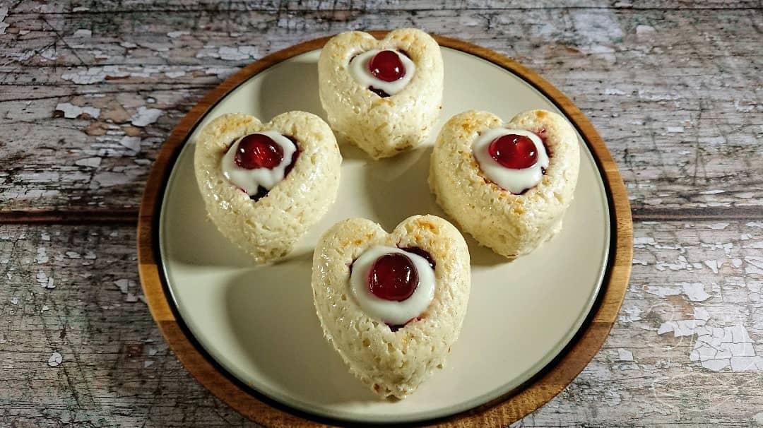 Cherry Bakewell Baked Rice Pudding