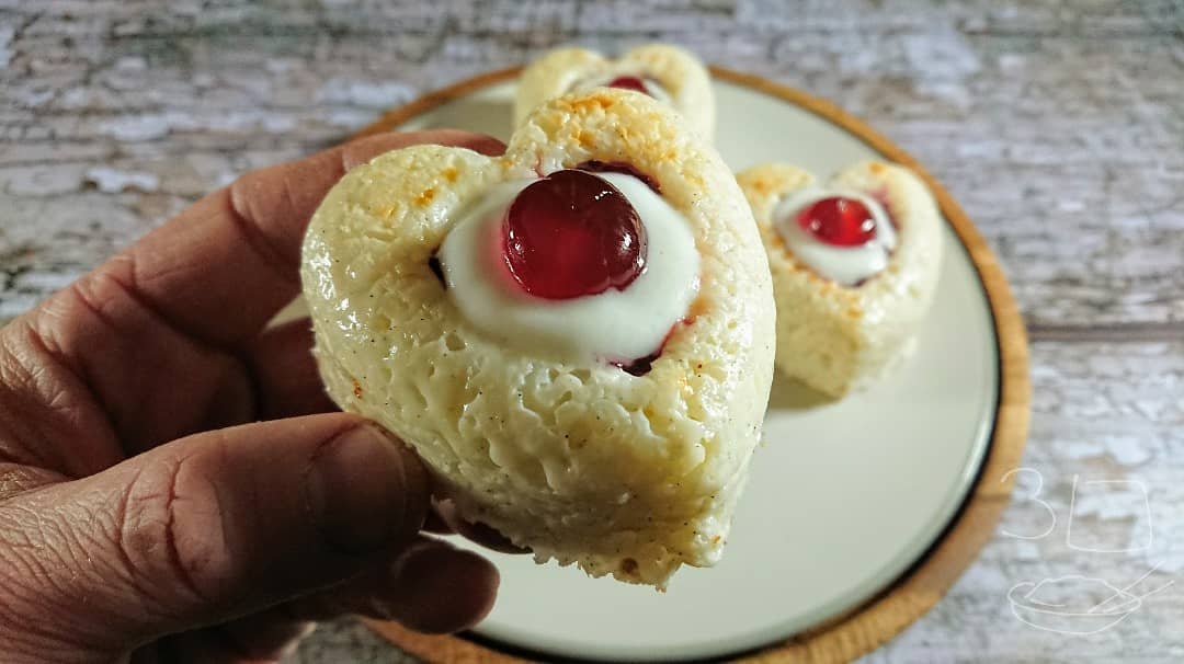 Cherry Bakewell Baked Rice Pudding